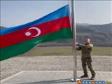 İlham Əliyev Laçında Azərbaycan bayrağını ucaltdı